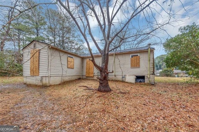 view of rear view of house