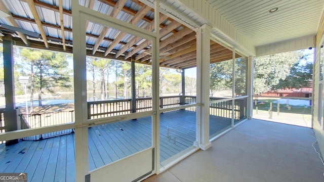 101 Willow Ridge Cir, Thomasville, GA 31757 - view of unfurnished sunroom