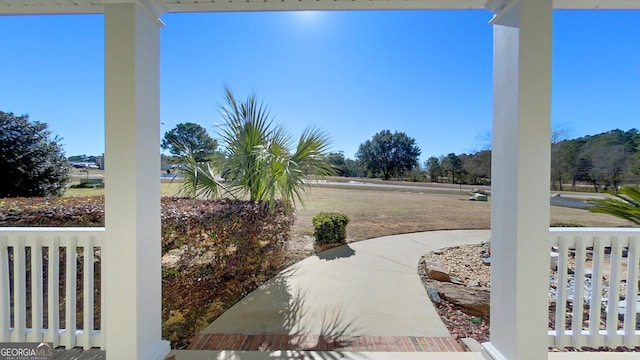 view of patio