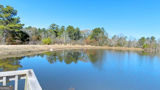 view of water feature