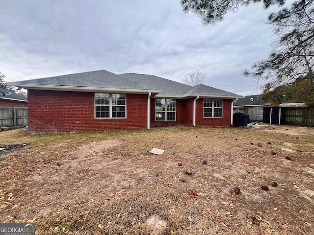 view of back of property