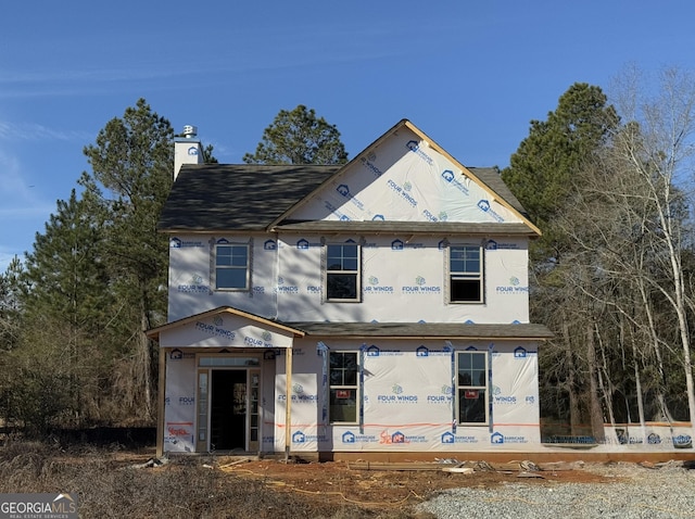 view of property in mid-construction