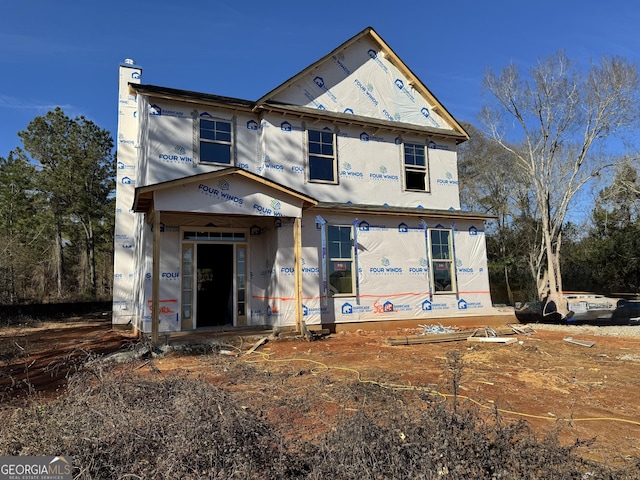 view of property in mid-construction