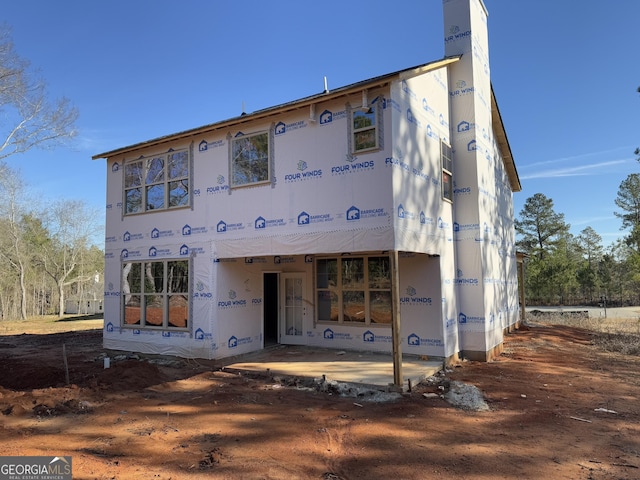 view of rear view of property