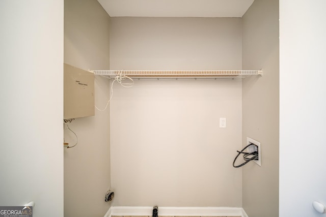 laundry room with washer hookup