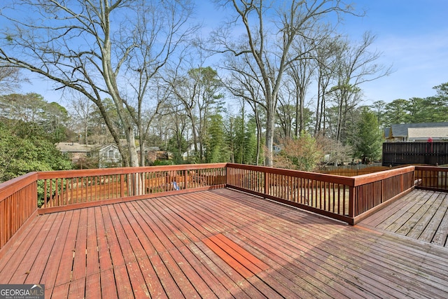 view of deck