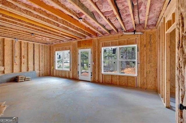 miscellaneous room featuring plenty of natural light