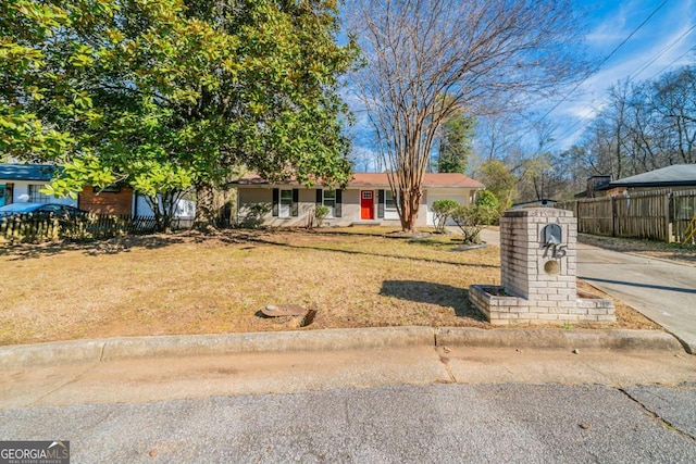 view of front of property