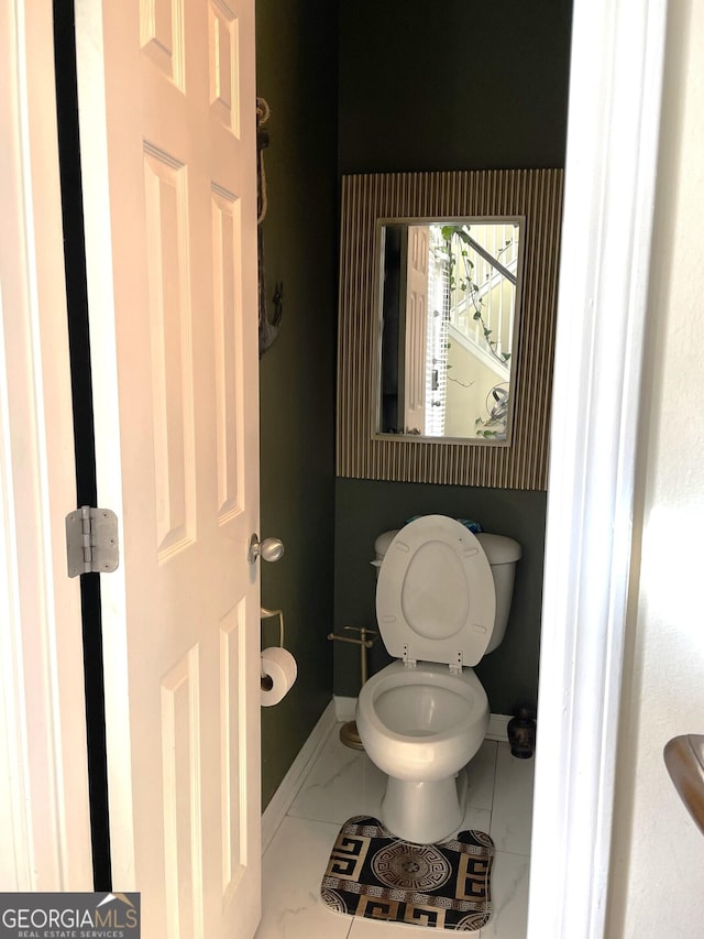 bathroom with toilet