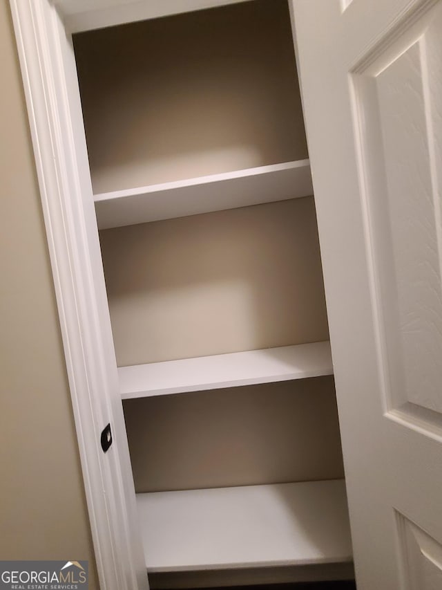 view of closet