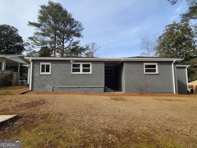 view of back of house