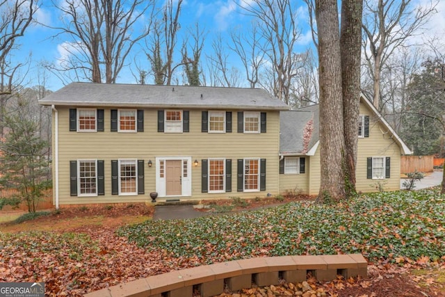 view of colonial-style house