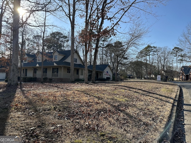 view of front of property