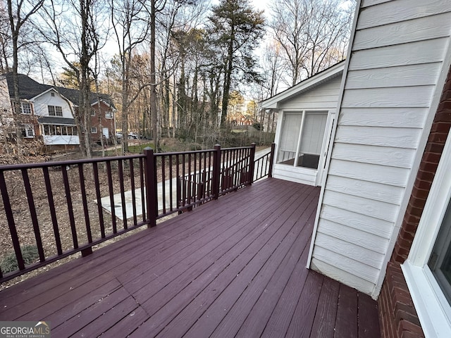 view of deck