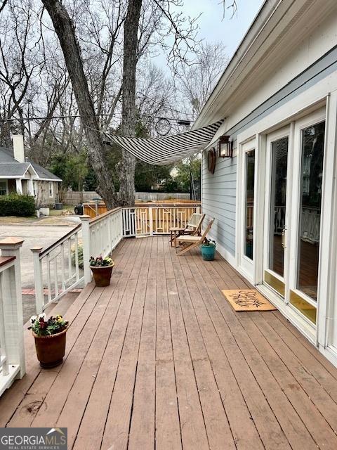 view of deck