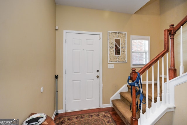 view of entrance foyer