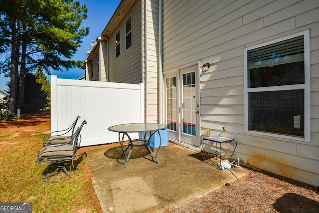 view of patio / terrace