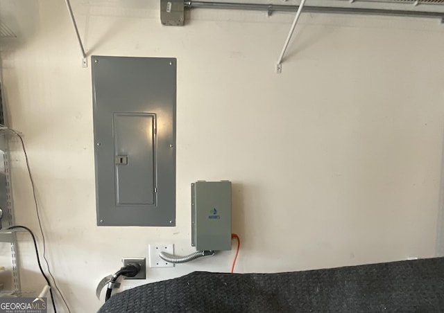 utility room featuring electric panel