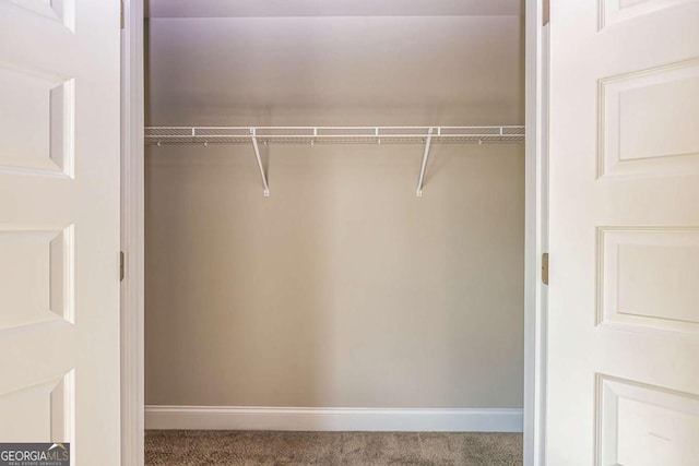 view of closet