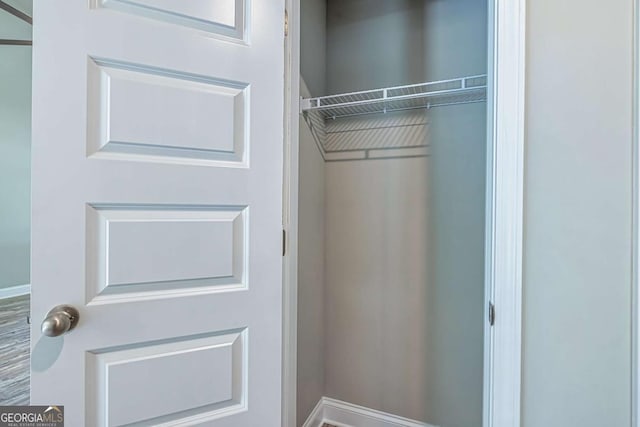 view of closet