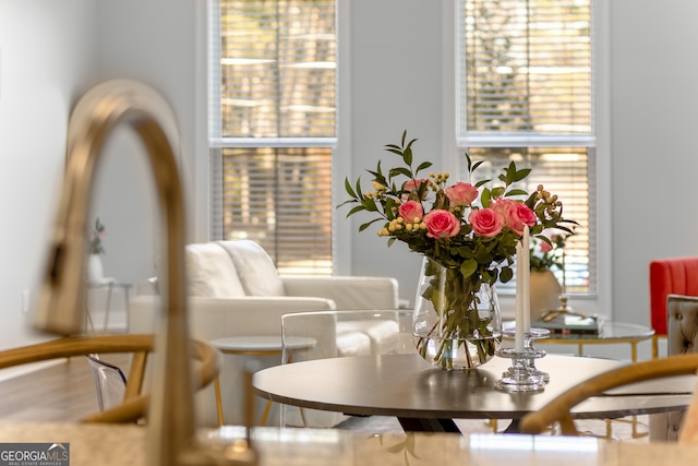 view of dining space