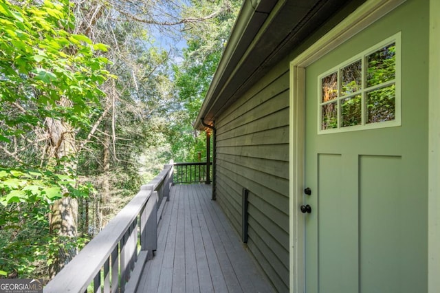 view of deck