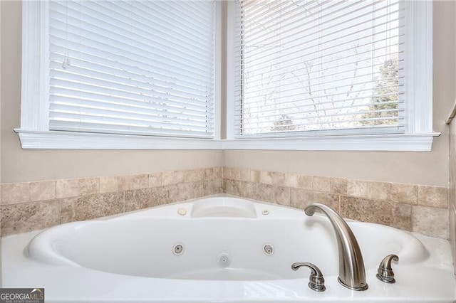 bathroom with a bathtub