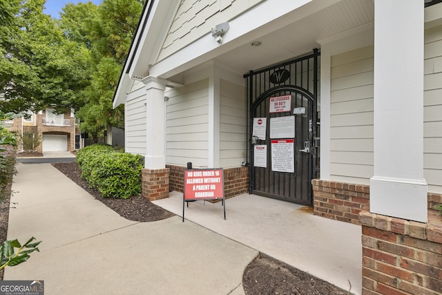 view of property entrance