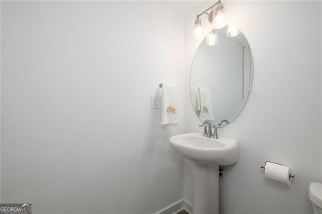 bathroom with toilet