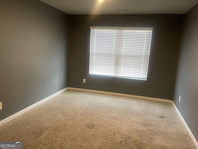spare room with carpet