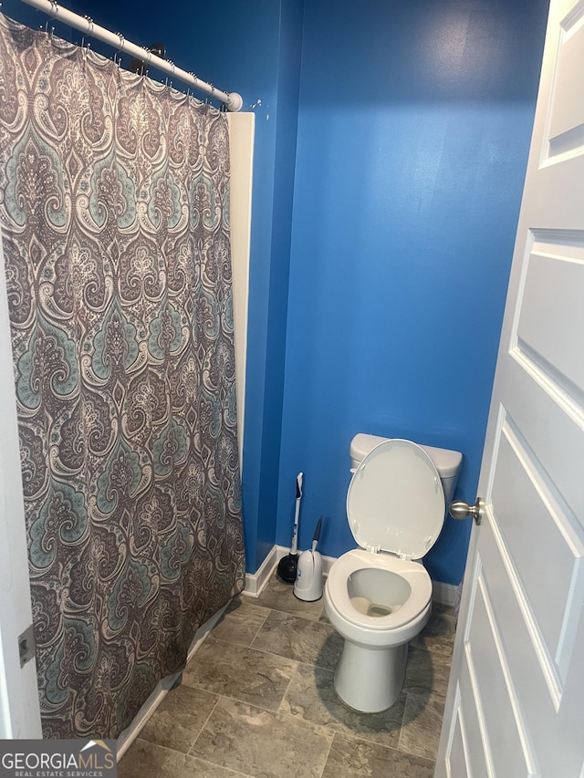 bathroom with toilet