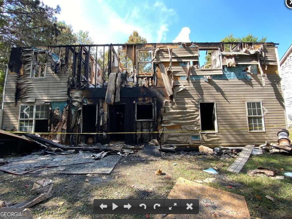 view of rear view of property