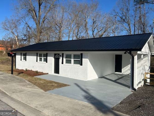 view of ranch-style house