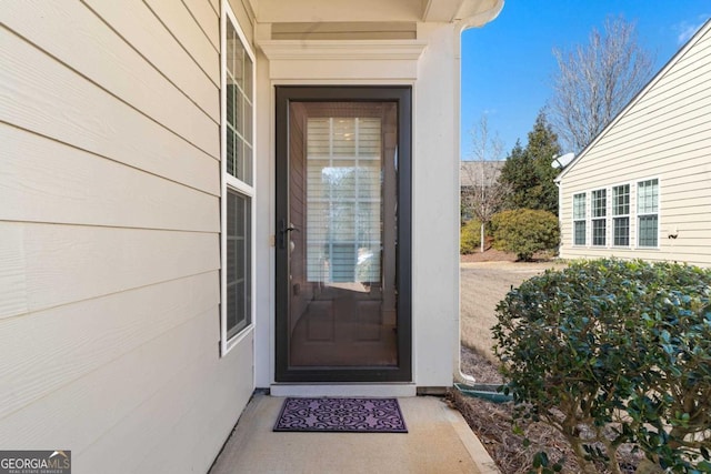 view of entrance to property