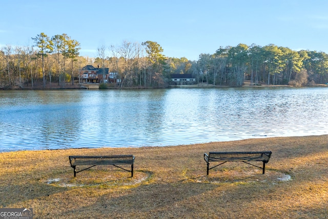 property view of water