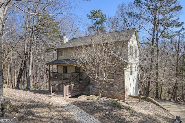 view of front of house