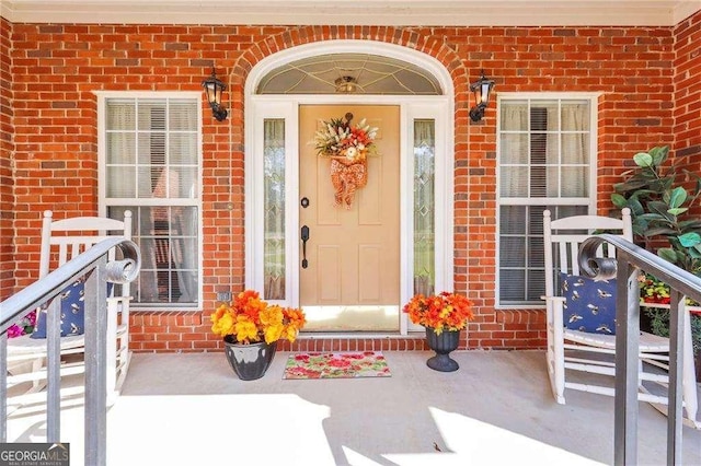 view of entrance to property