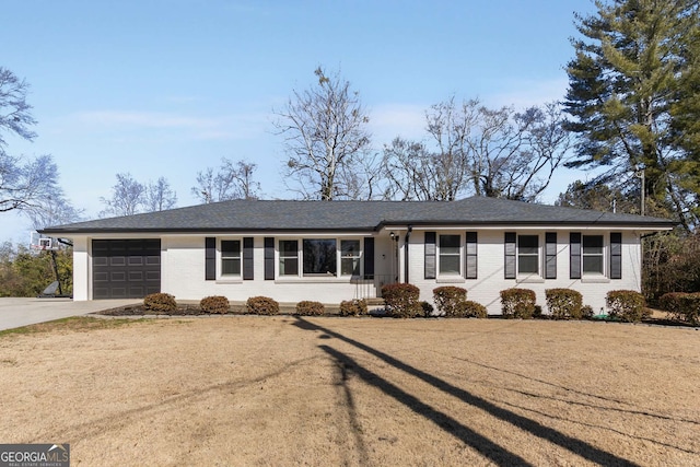 ranch-style house with a garage