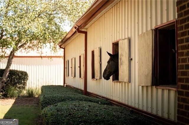 view of stable