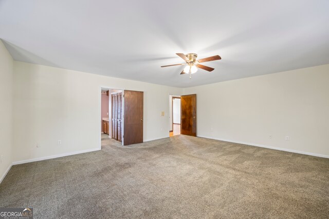 215 Bellvue Dr, Toccoa, GA 30577 - carpeted spare room featuring ceiling fan