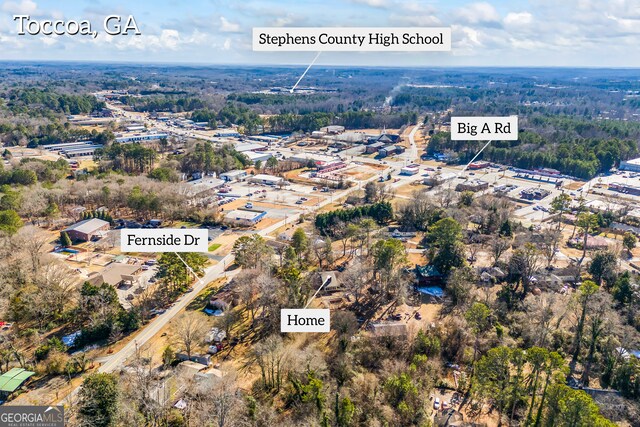 215 Bellvue Dr, Toccoa, GA 30577 - aerial view