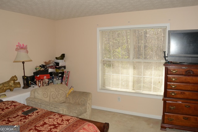 3013 Pommel Ct, Conyers, GA 30013 - bedroom with a textured ceiling and carpet floors