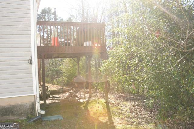 3013 Pommel Ct, Conyers, GA 30013 - view of yard with a deck