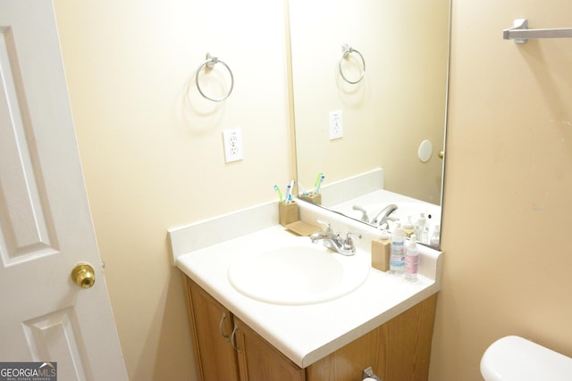 3013 Pommel Ct, Conyers, GA 30013 - half bath featuring vanity and toilet