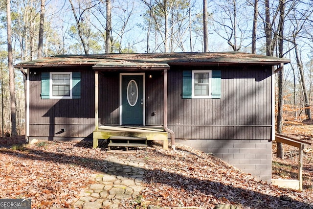 view of front of property