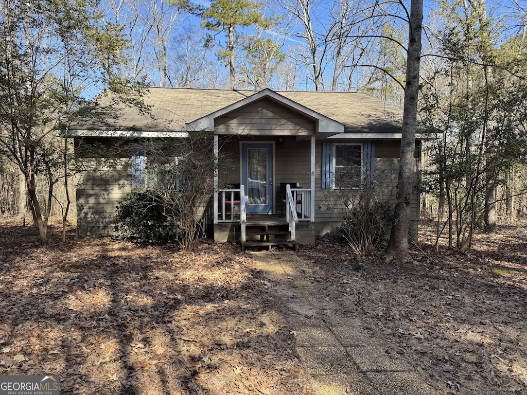 view of front of home