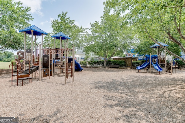 view of communal playground