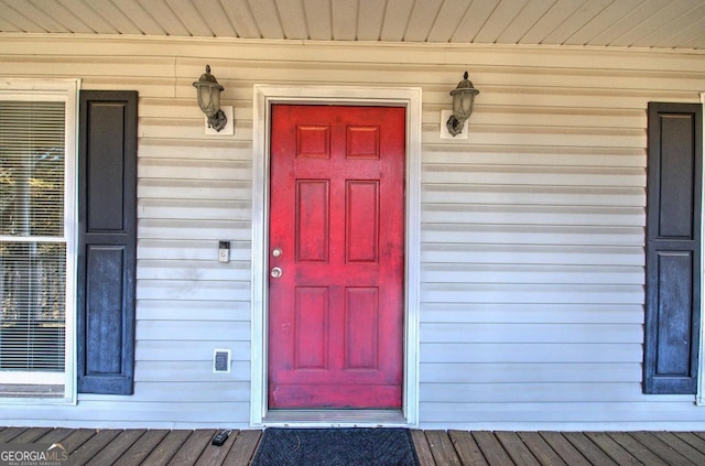 view of property entrance