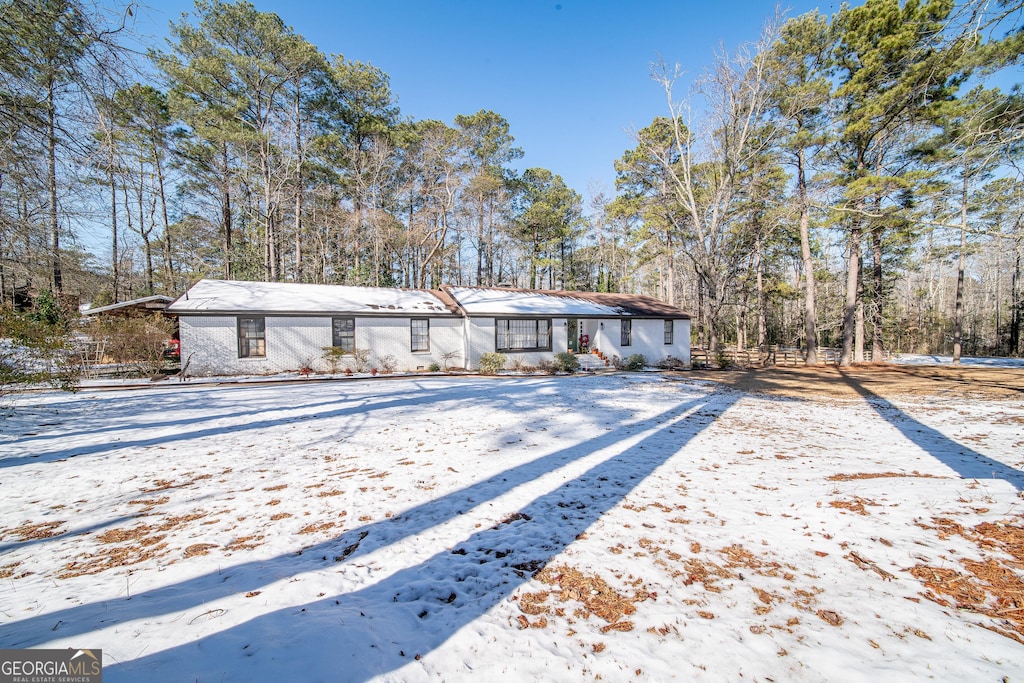 view of ranch-style house