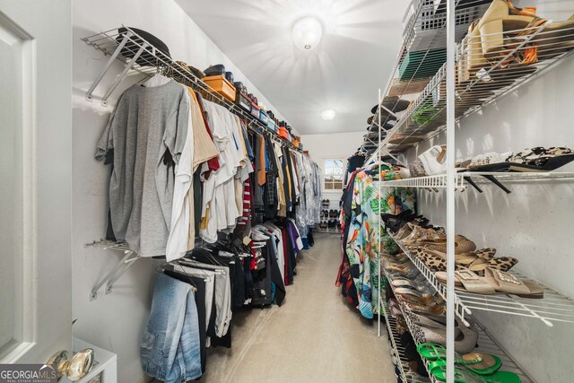 2290 Spencers Way, Stone Mountain, GA 30087 - spacious closet with carpet floors